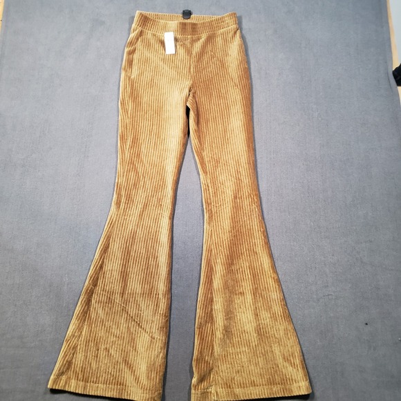 aerie Pants - Aerie Flare Pants Womens XS Regular Brown Corduroy High Waisted Bell Bottoms